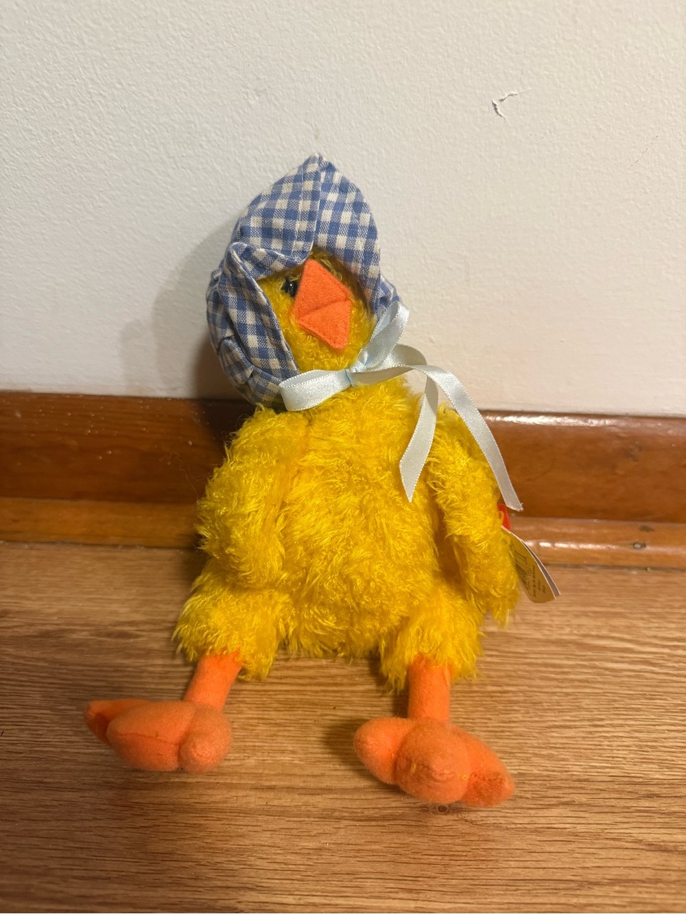 Ty Beanie Babies Attic Treasures Bonnie The Chicken 1993 Vintage Jointed NWT 9”